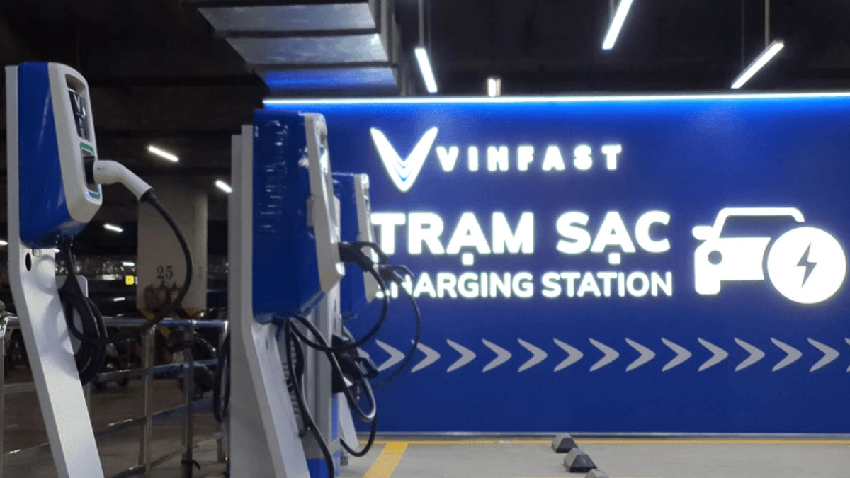 Trạm sạc pin của hãng xe VinFast